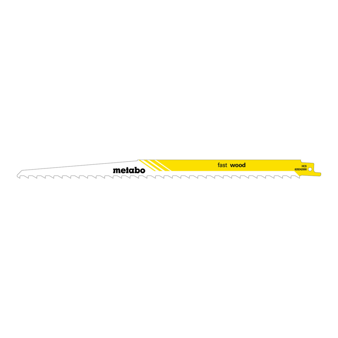 Metabo 5 lames de scies sabres, bois, série 'classic', 300 x 1,25 mm, HCS, 8,5 mm/ 3 DPP metabo