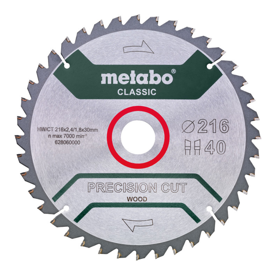 Metabo Lame de scie 'coupe de précision du bois