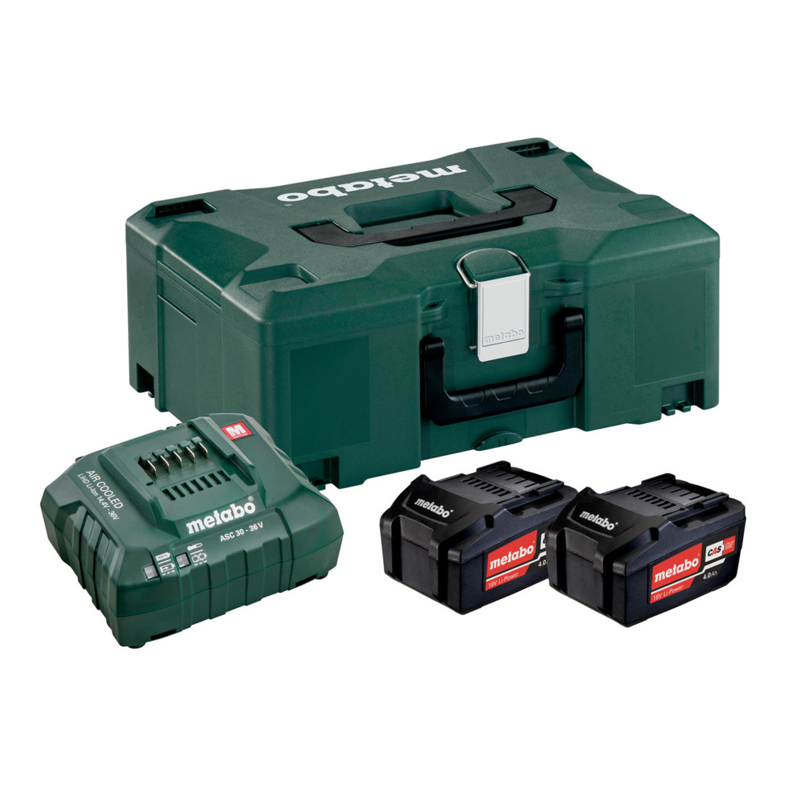 Metabo Basic-Set 2 x 4.0 Ah + ML