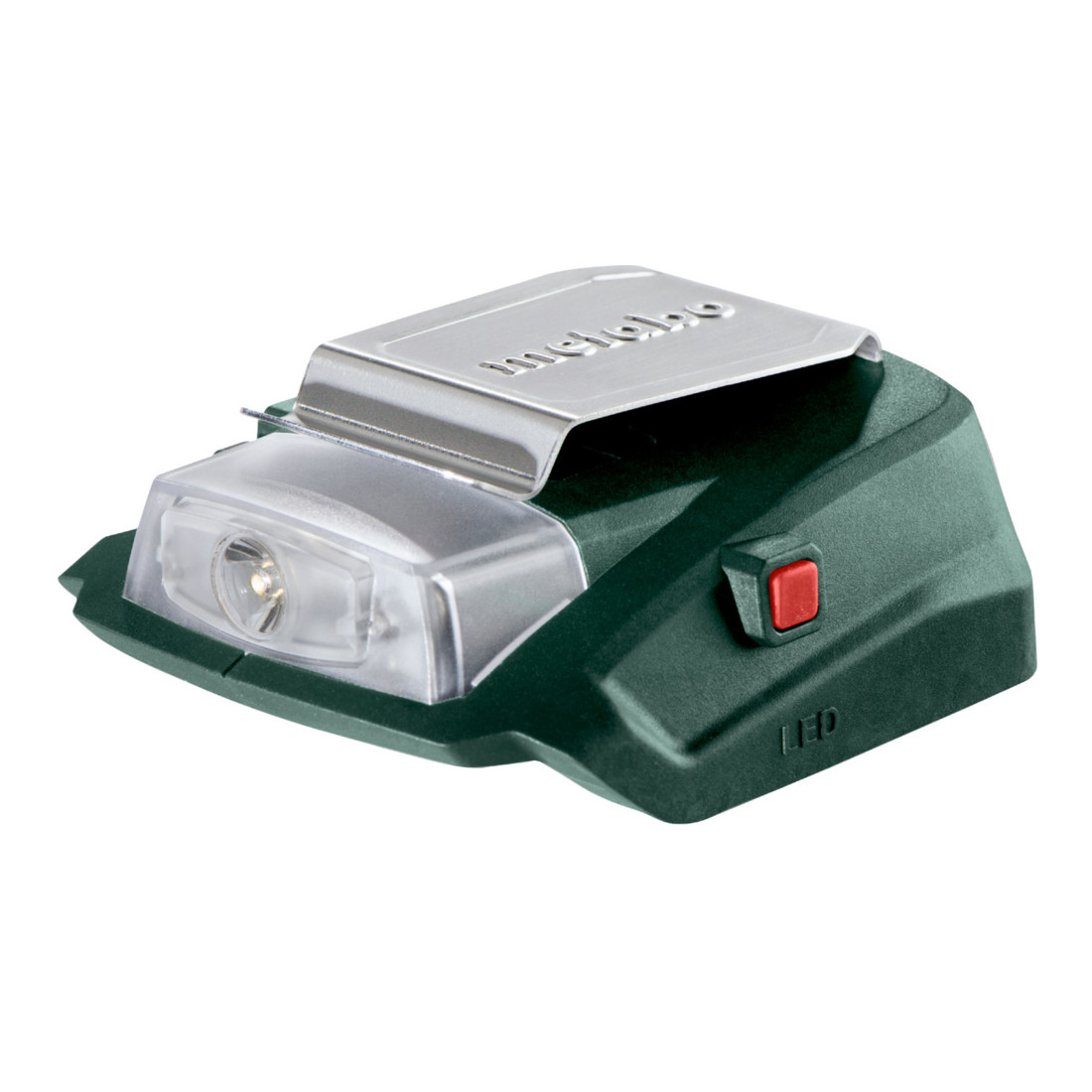 Metabo Adaptateur électrique sans fil PA 14.4-18 LED-USB metabo, avec raccord 12 V et éclairage LED, carton