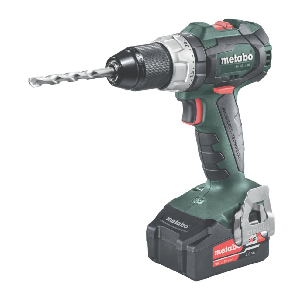 Metabo Perceuse à percussion sans fil brushless SB 18 LT BL 18V Li-Ion CAS 2 x 4Ah