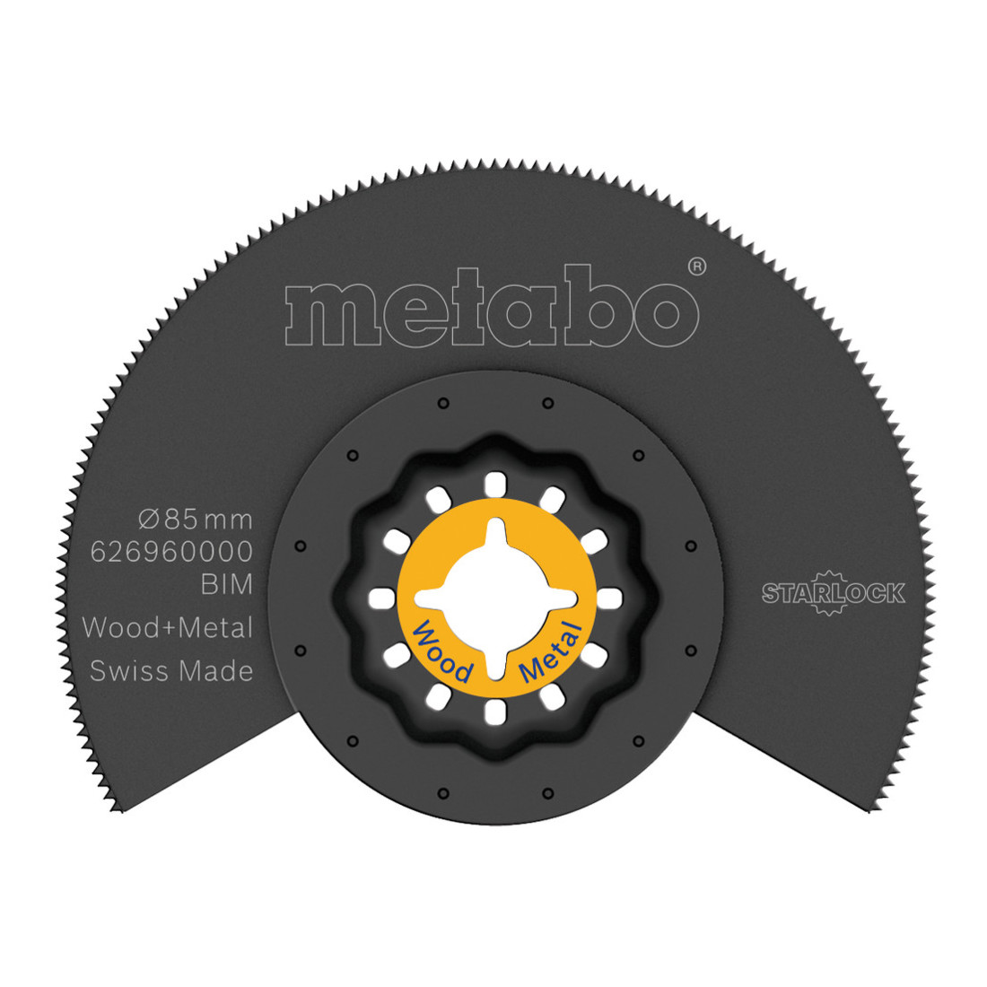 Metabo Lame de scie à segments, bois et métal, BiM, Ø 85 mm metabo