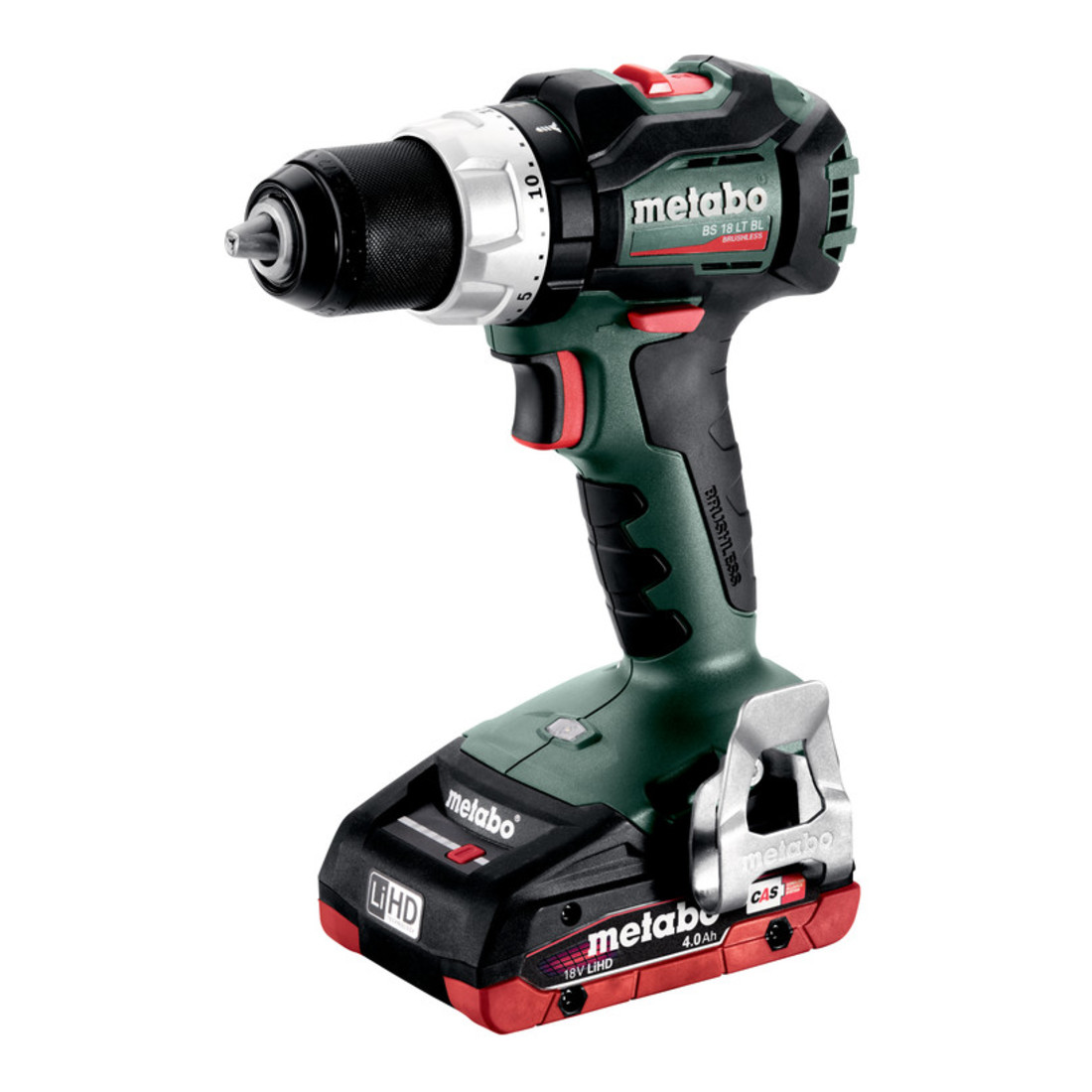 Metabo Perceuse-visseuse sans fil BS 18 LT BL metaBOX 145 ; 18V 2x4Ah LiHD + ASC 55