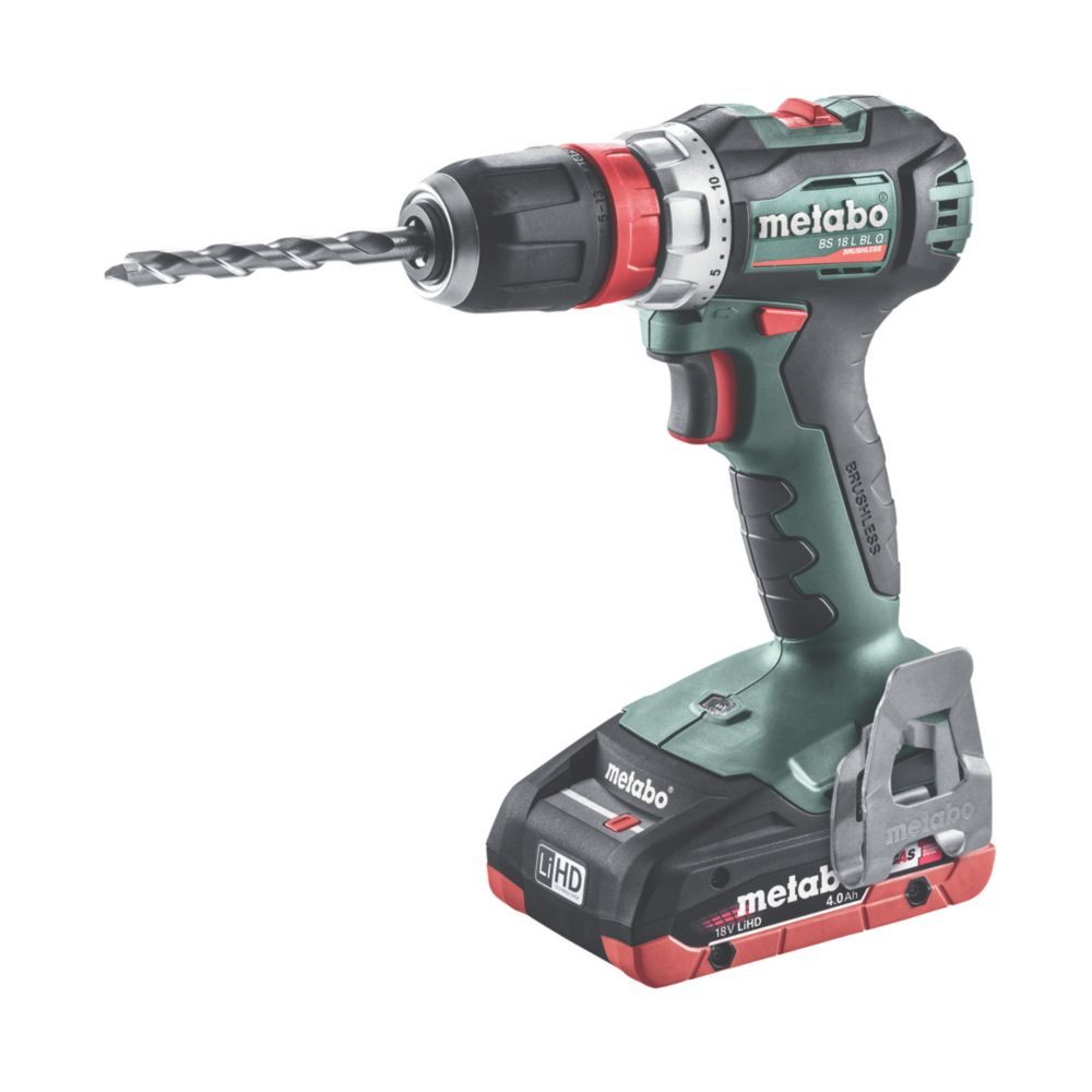 Metabo Perceuse visseuse sans fil brushless BS 18 L BL Q 18V Li-Ion CAS 2 x 4Ah