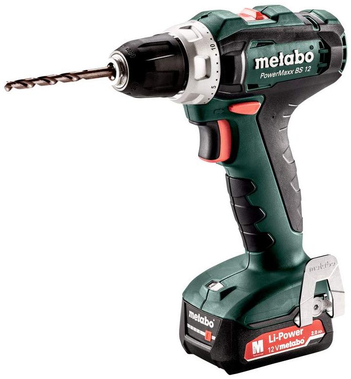Metabo perceuse metabo visseuse 12.0 V sans batterie 2.0 Ah 2 sans coffret