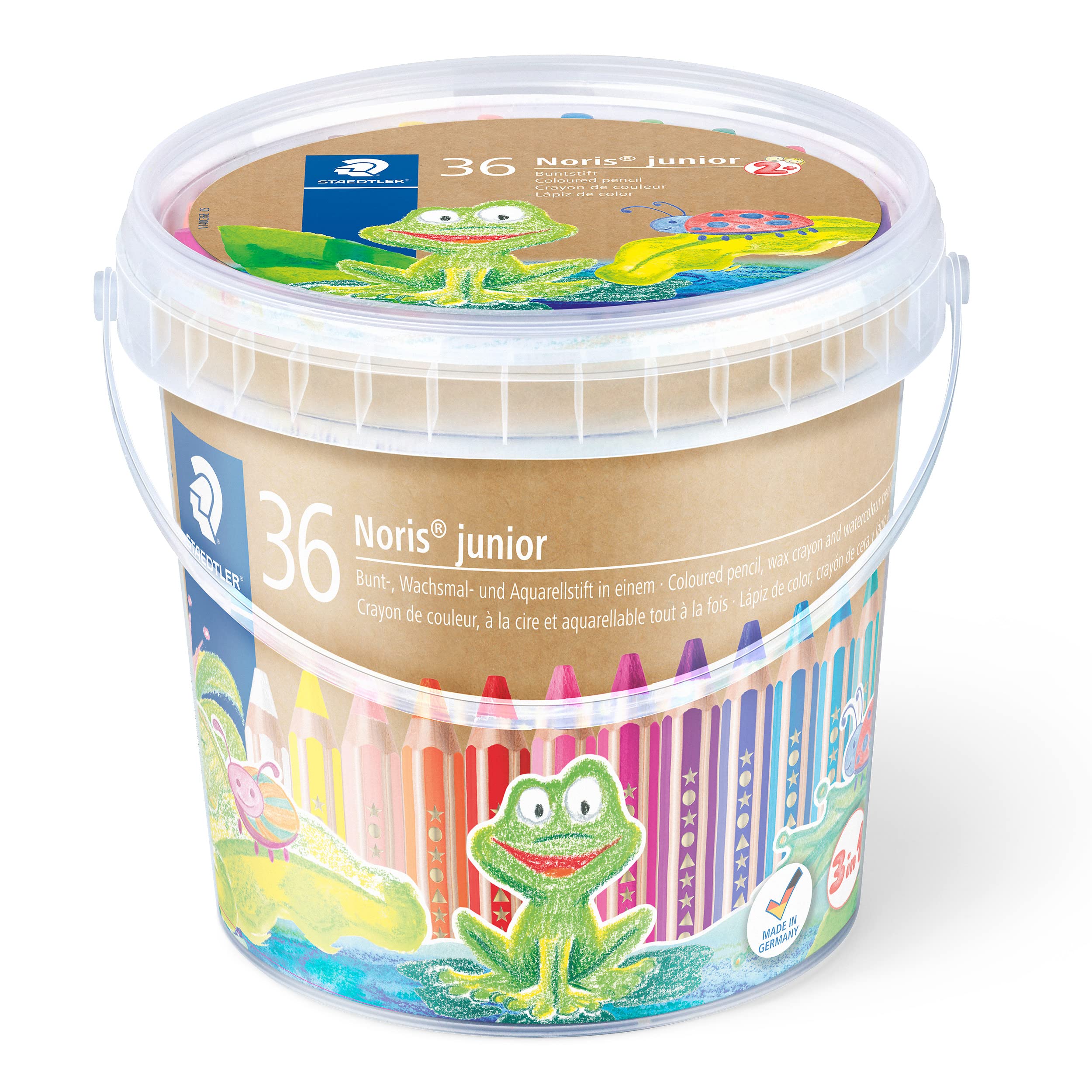 STAEDTLER Buntstifte Noris junior 36 Stk. im Eimer retail