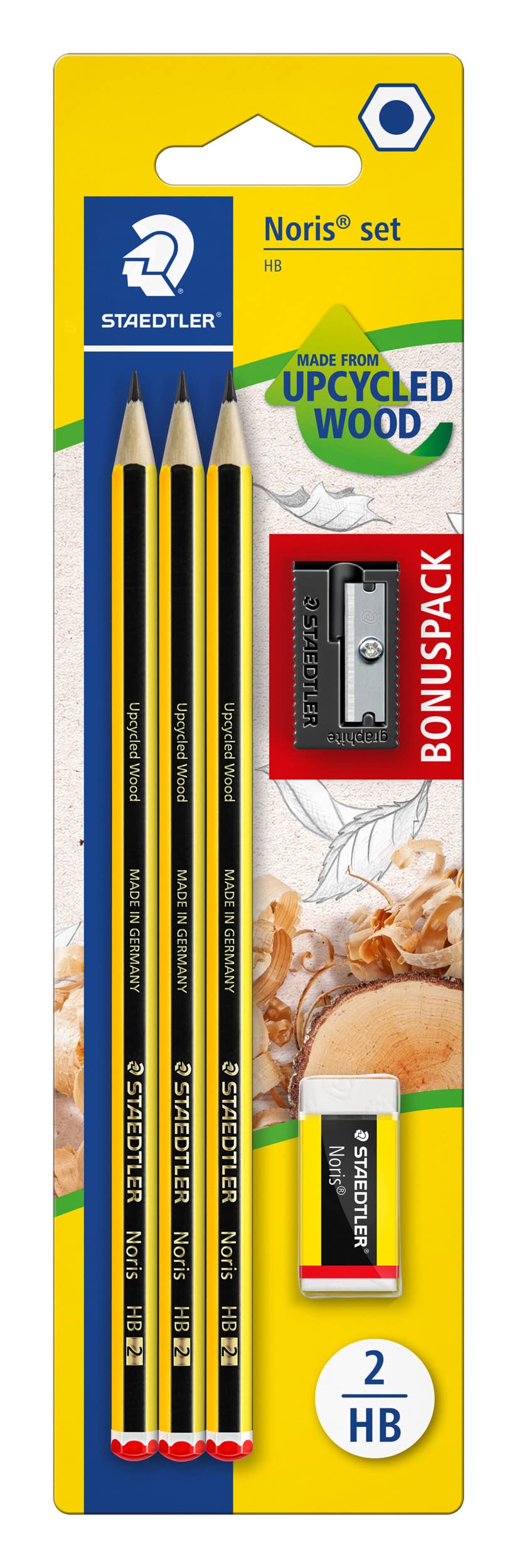 STAEDTLER Bleistift Noris HB Set BK 100% PEFC retail