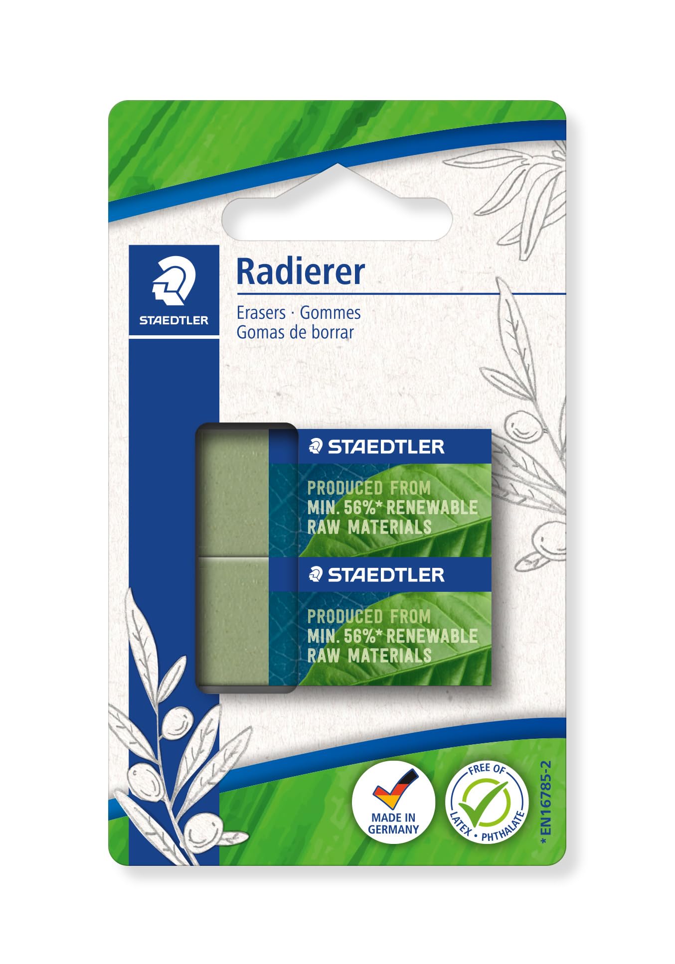 STAEDTLER Radierer 526 83 renew mat 56% BK2