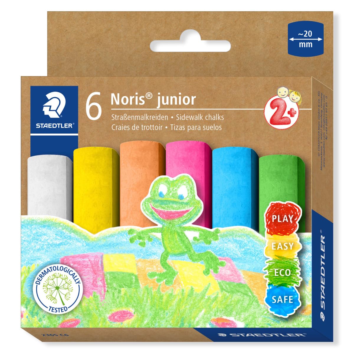 STAEDTLER Straßenmalkreide Noris junior 6 Stk. retail