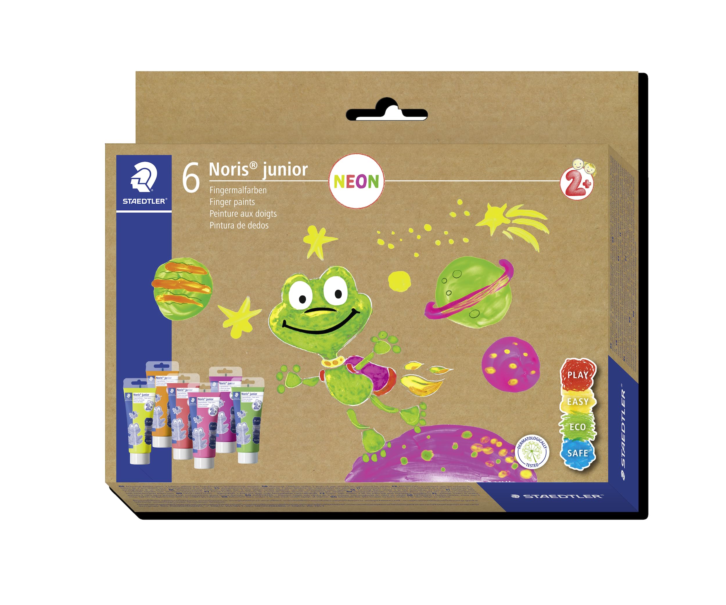 STAEDTLER Fingermalfarbe NJ Neon 6St Etui