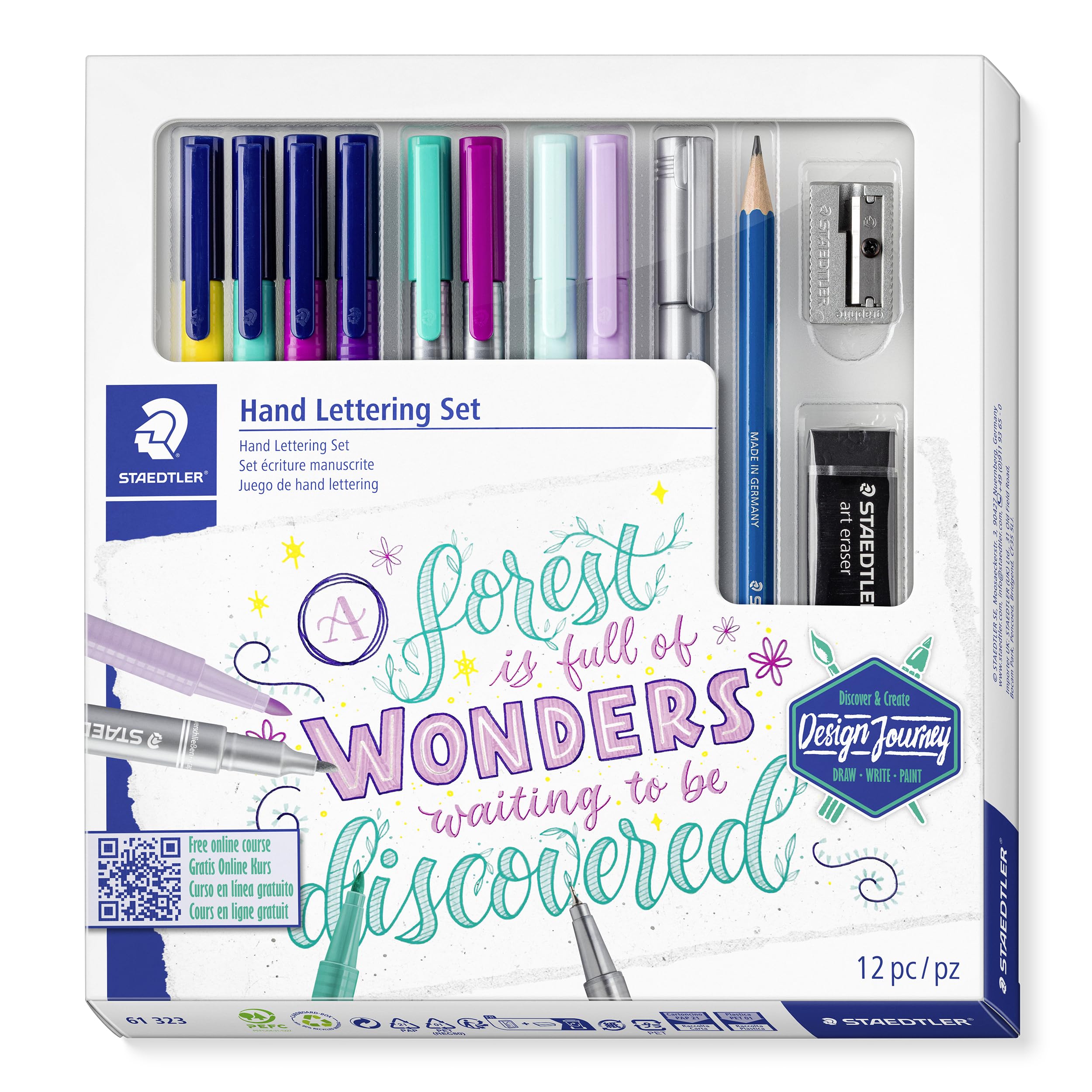 STAEDTLER Hand Lettering Set 100% PEFC