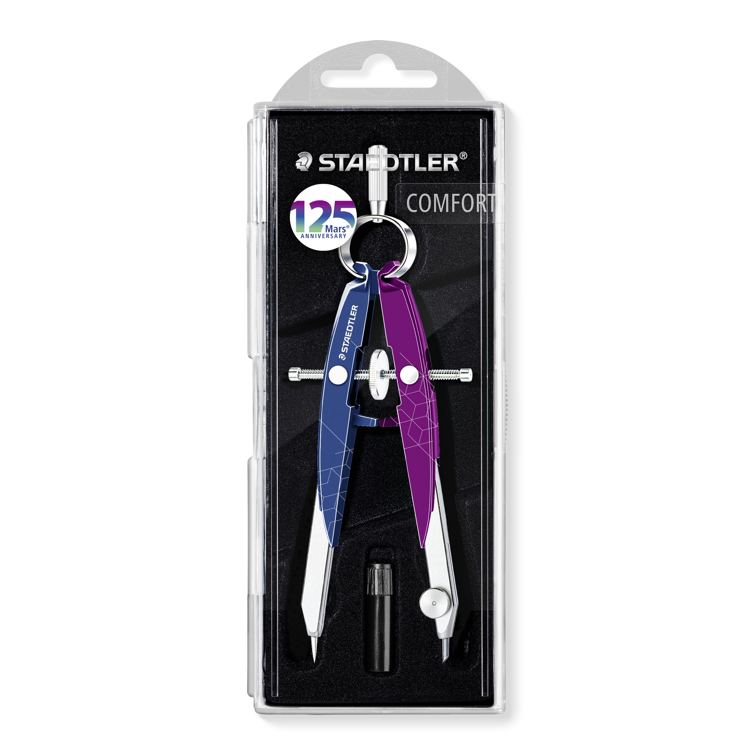 STAEDTLER Zirkel Mars 556 comfort, 125 Mars A blau/lila