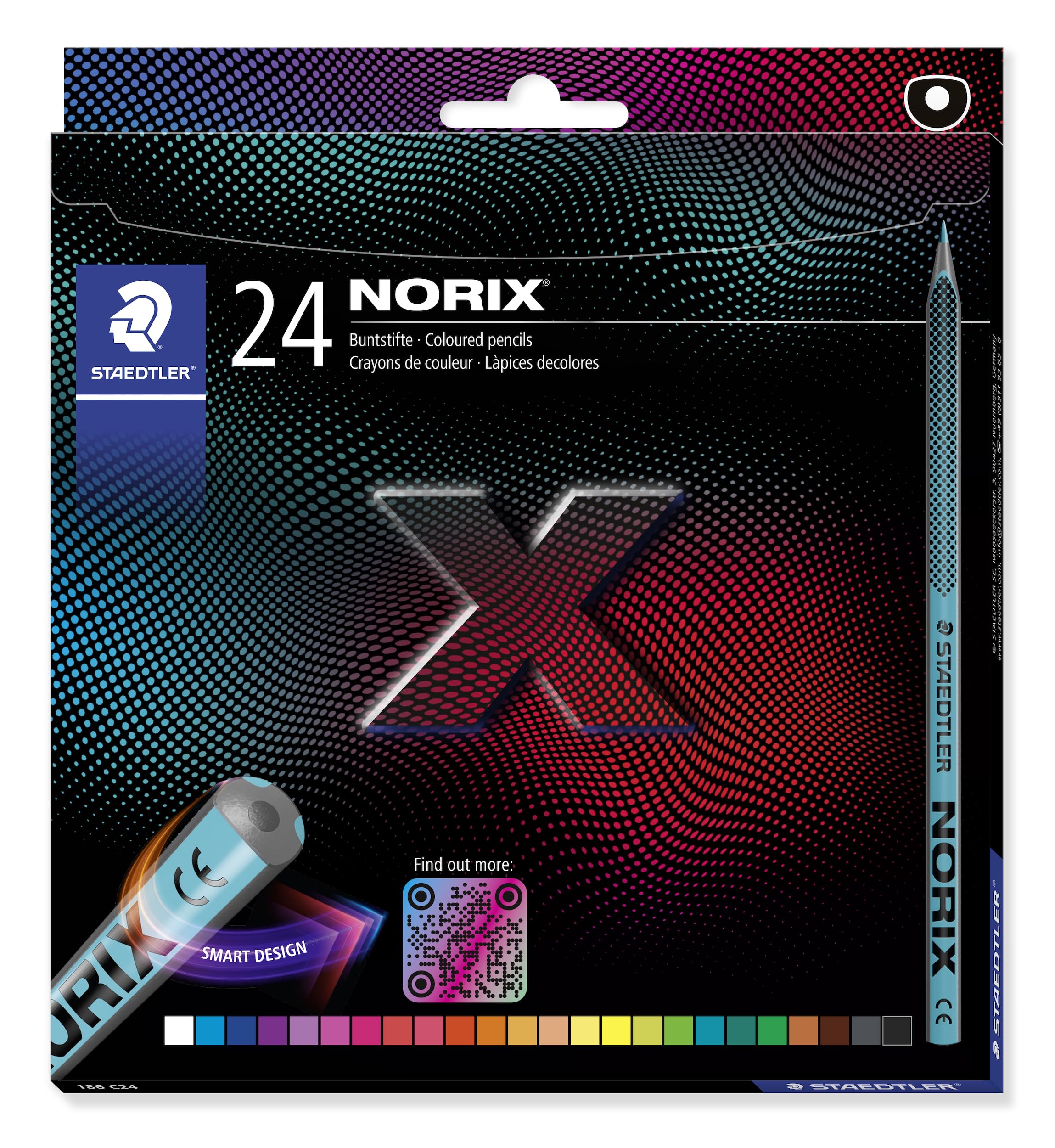 STAEDTLER Buntstifte NORIX 24 St. 100% PEFC retail