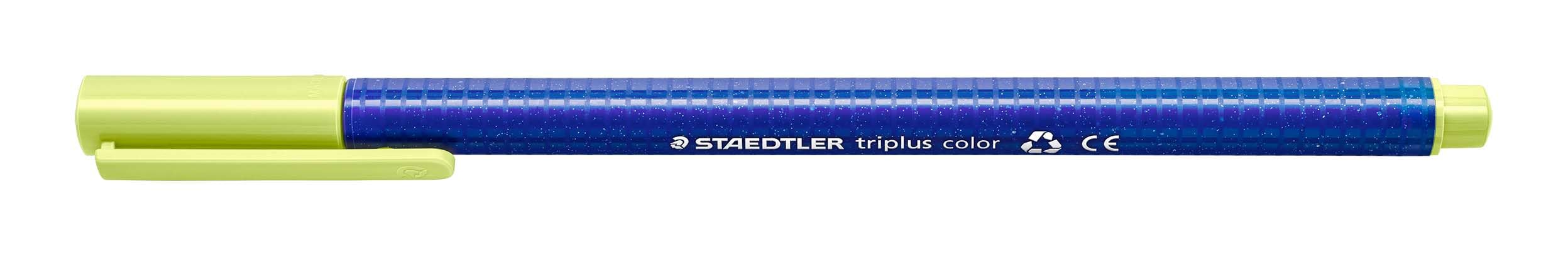 STAEDTLER Fasermaler tripl.col. rPP limonengr