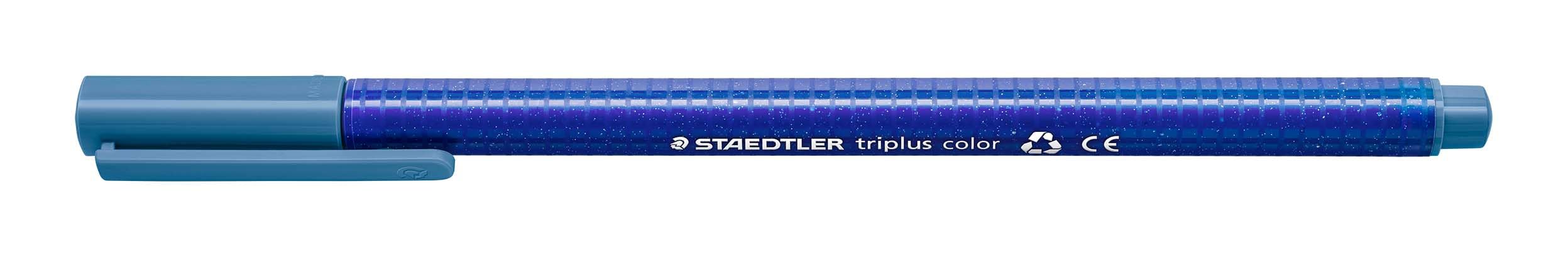 STAEDTLER Fasermaler tripl.col. rPP delfterbl