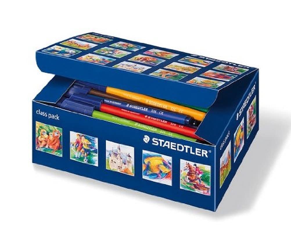 STAEDTLER Fasermaler Noris Club 100er Schulbox Set