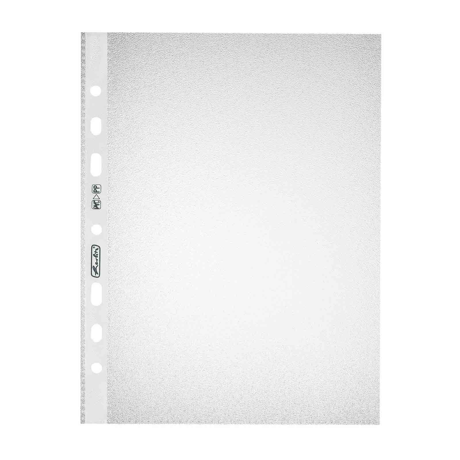 Herlitz Prospekthülle A5 genarbt 100er Packu