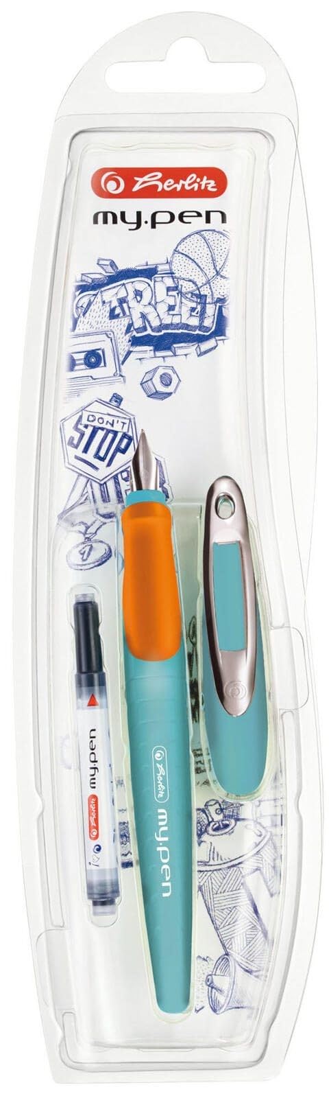 Herlitz Füller my.pen türkis/orange