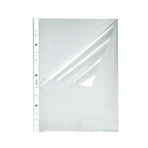 Herlitz Prospekthülle A4 PP Standard 100St genarbt oben + se
