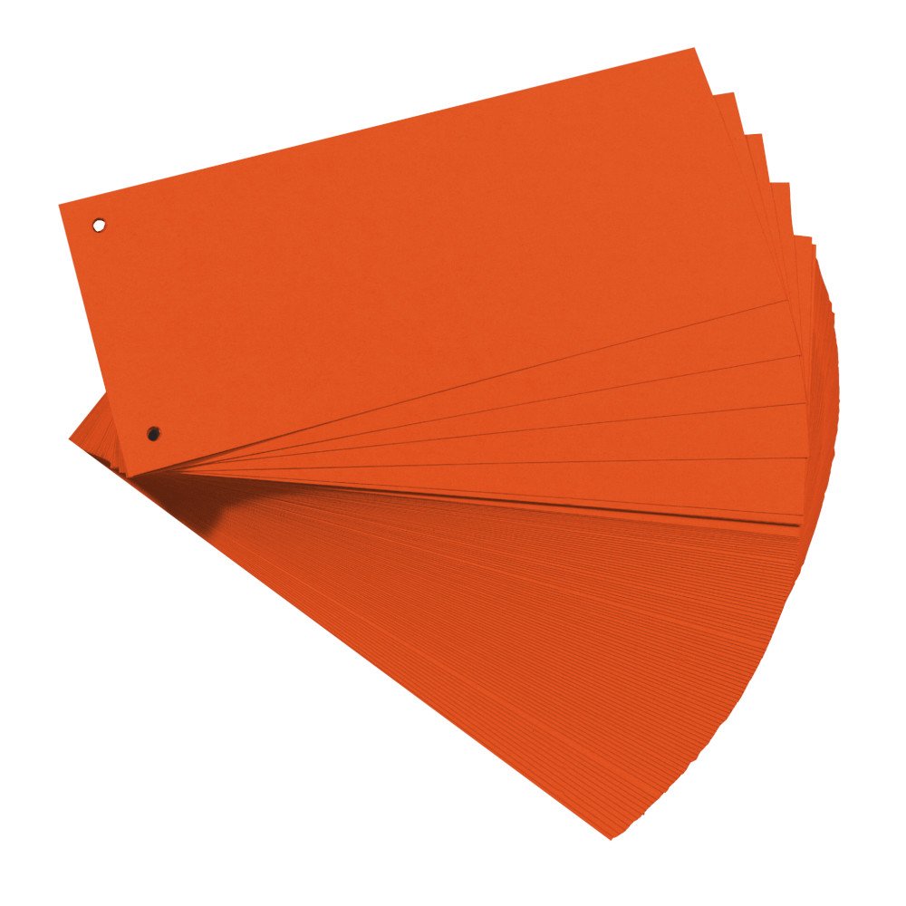 Herlitz Trennstreifen orange 100er