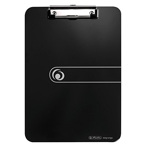 Herlitz Klemmbrett A4 PS schwarz opak 1er Packung