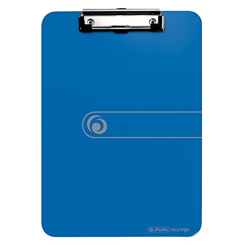 Herlitz Klemmbrett A4 blau transparent 1er Packung