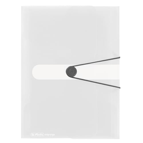 Herlitz Gummizugmappe A4 PP transparent farblos