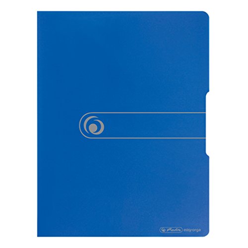 Herlitz Sichtbuch A4 PP opak blau 20 Hüllen