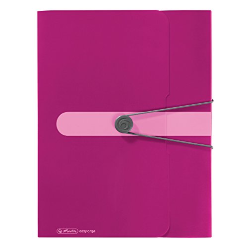 Herlitz Sammelbox A4 PP 4.0cm opak beere m.Gummizug