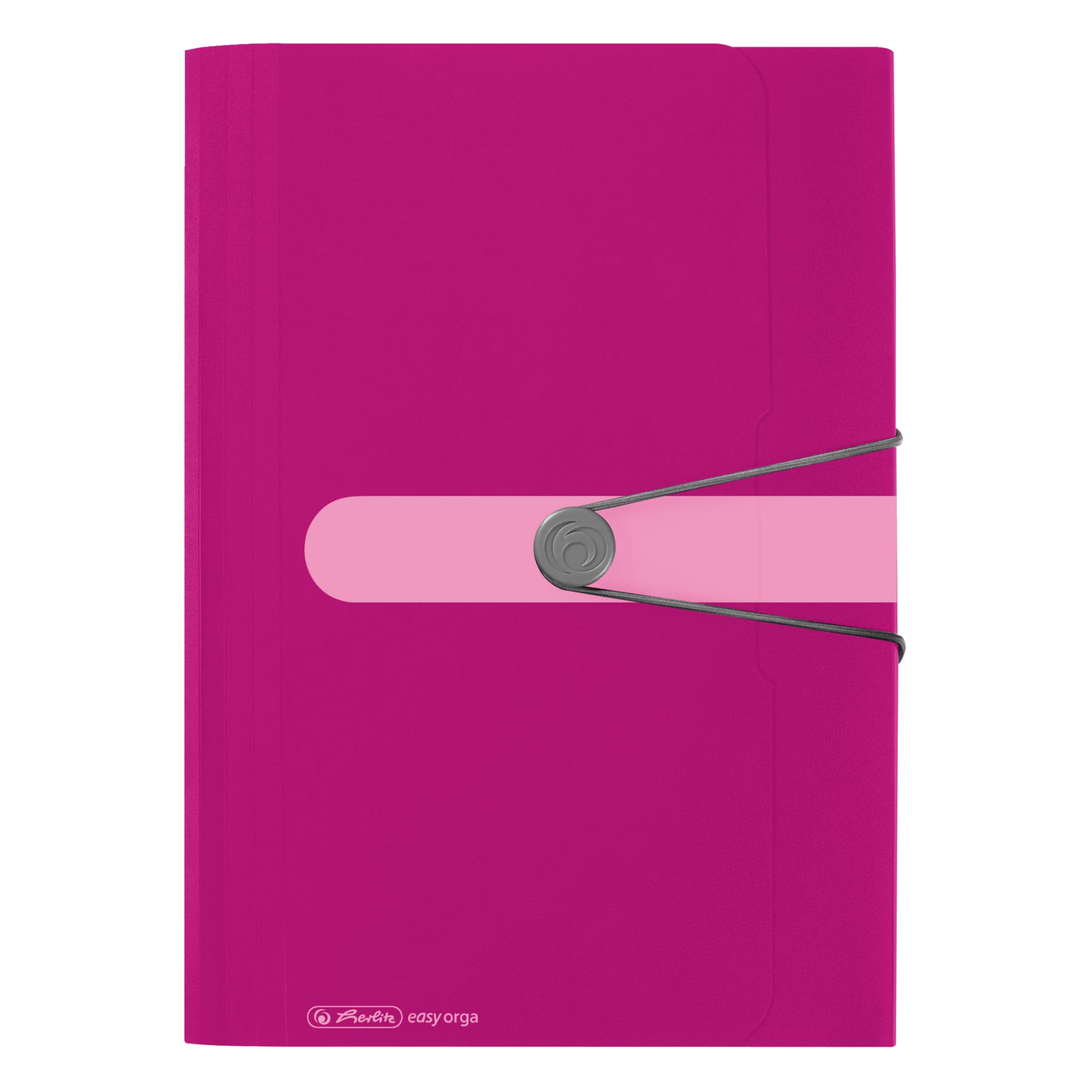 Herlitz Fächermappe A4 PP beere 12 Fächer m.Gummizug