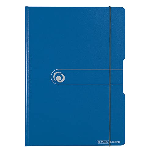 Herlitz Klemmbrettmappe A4 PF grau/dunkelblau m.Stifthalter