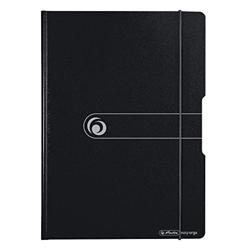 Herlitz Klemmbrettmappe A4 PF grau/schwarz m.Stifthalter