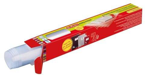 Herlitz Buchhülle 5St inkl. Etiketten/Schutzkleber 540*335 Faltschachtel