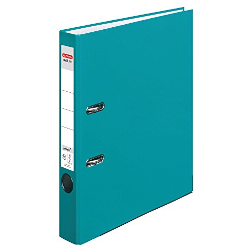 Herlitz Ordner maX.file protect A4 5cm caribbean turquoise