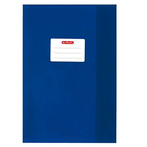 Herlitz Hefthülle A4 Bast dunkelblau