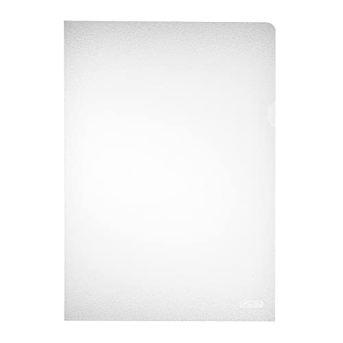 Herlitz Aktenhülle A4 genarbt transparent 100er Packu