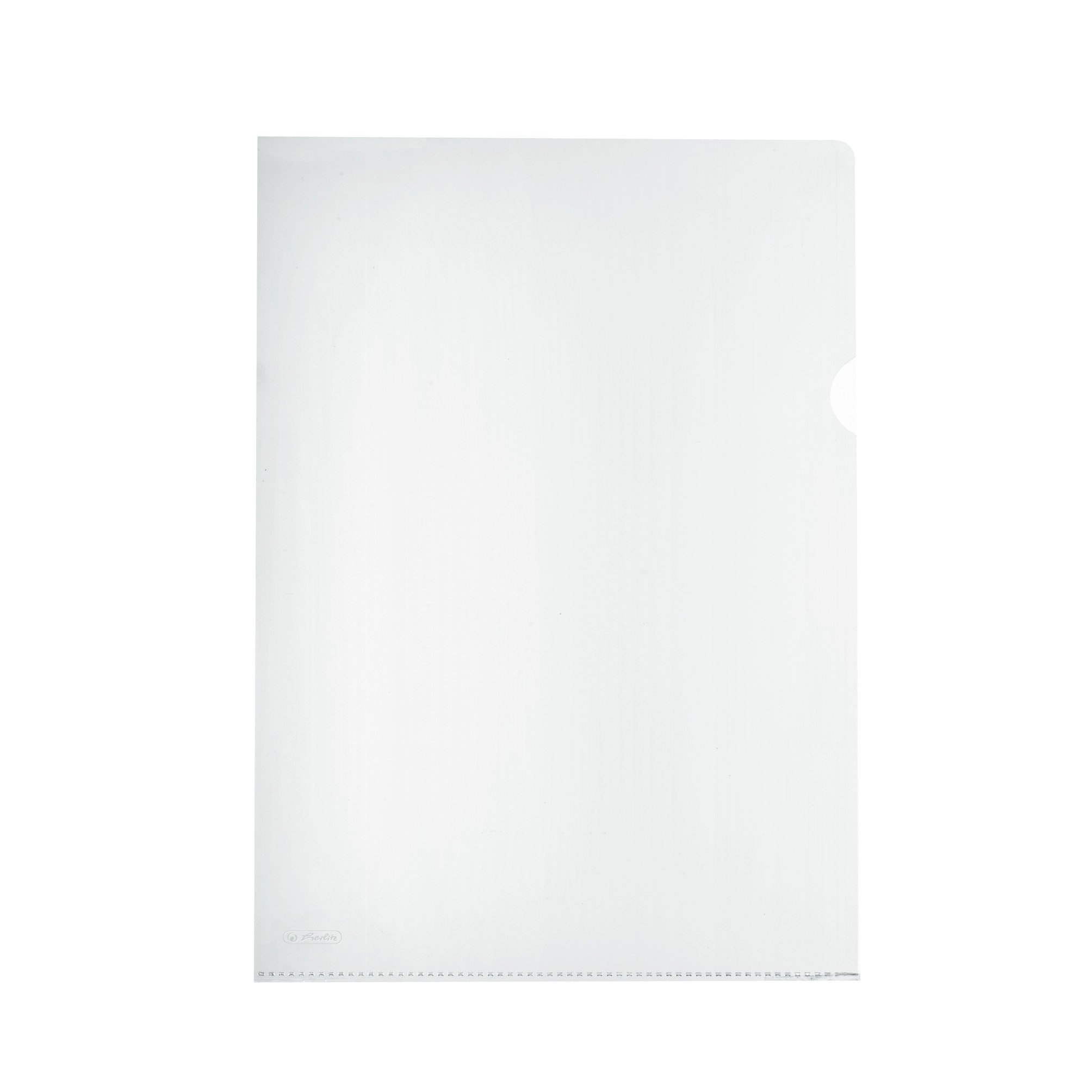 Herlitz Aktenhülle A4 PP klar ob/re off. 10er Packung