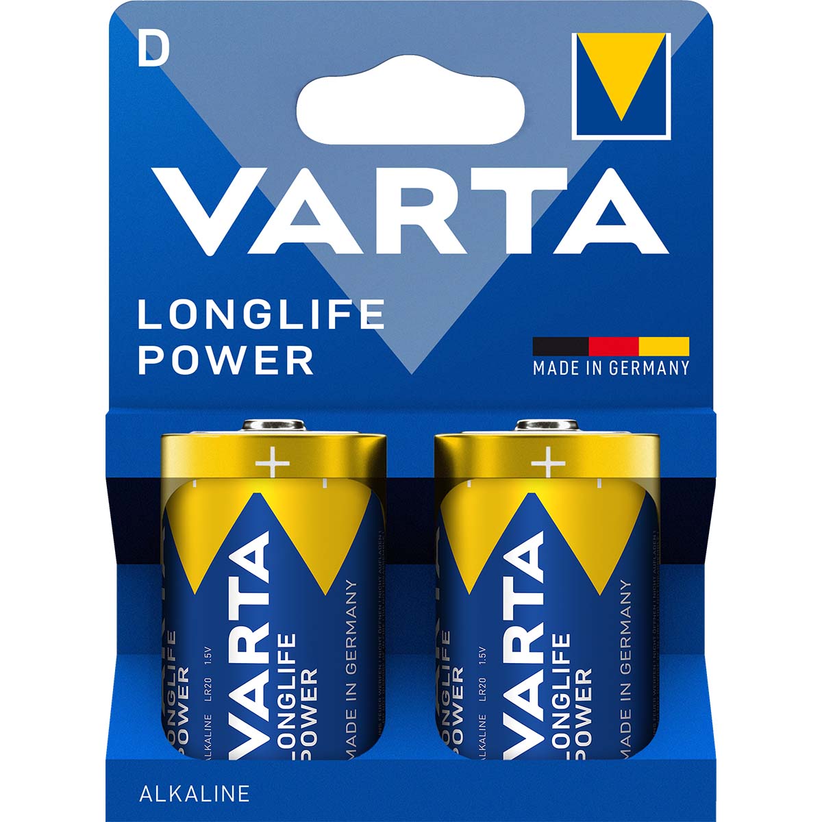 Varta Piles alcalines D 1.5 V High Energy 2-Blister