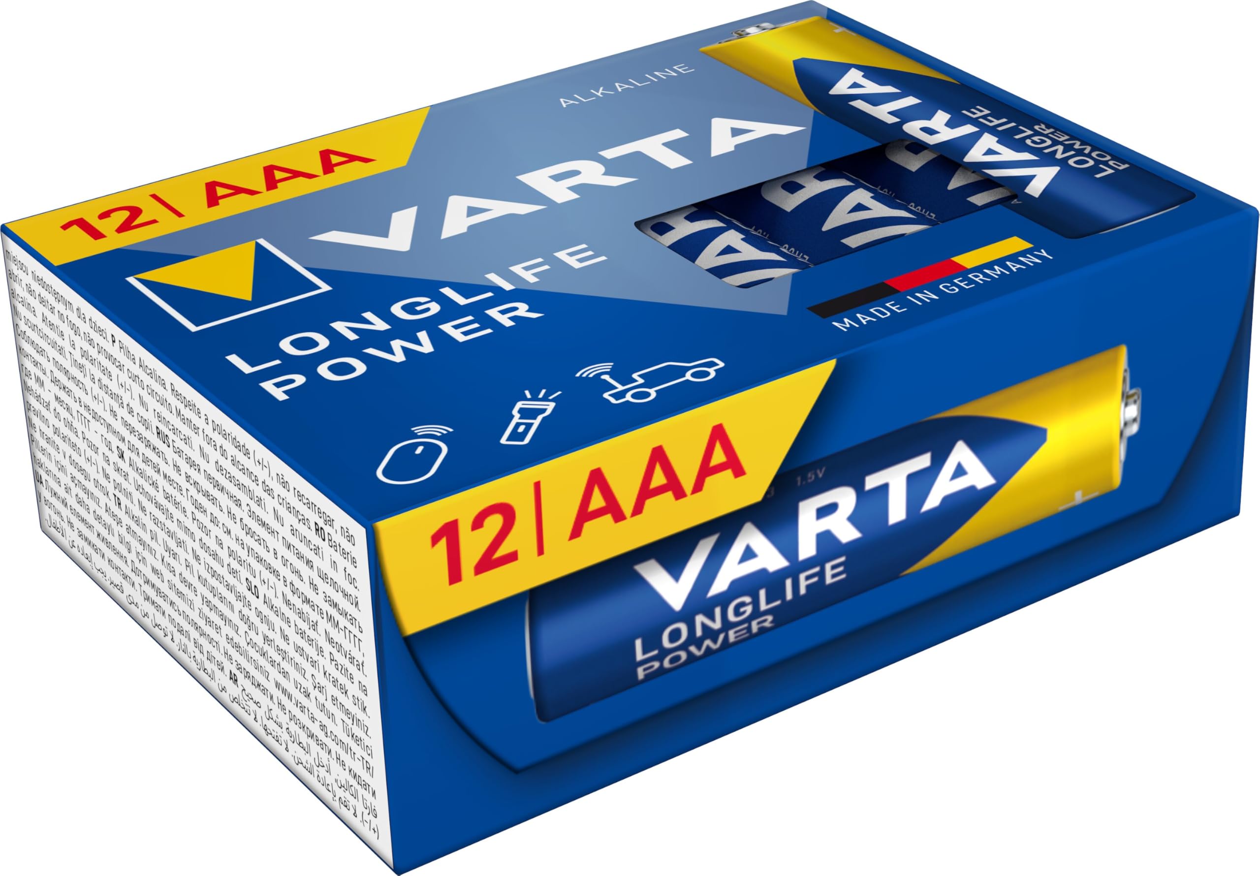 Varta Batterie LONGLIFE Power (High Energy) AAA  12St. NEU