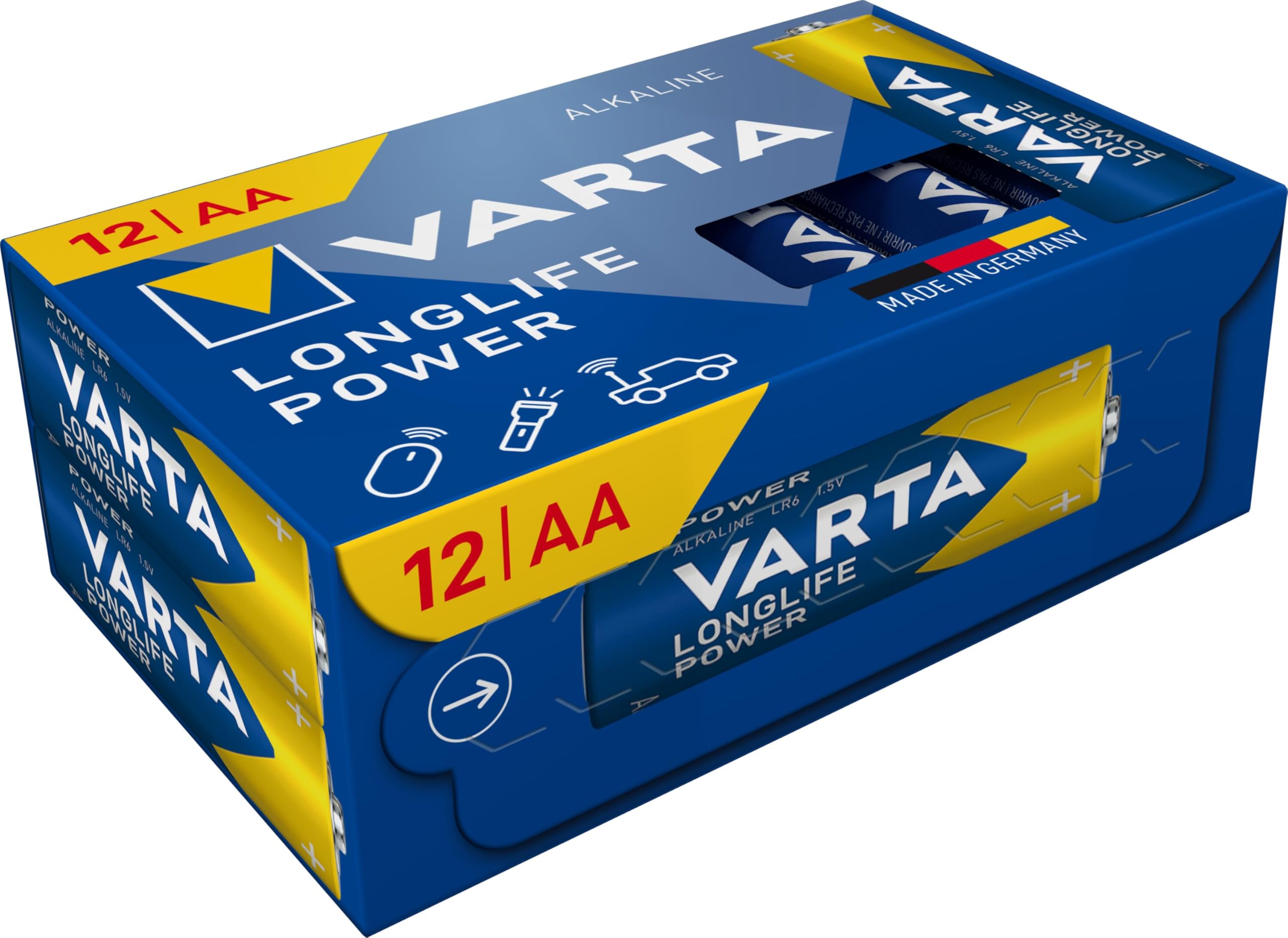 Varta Batterie LONGLIFE Power (High Energy) AA Mignon 12 neu