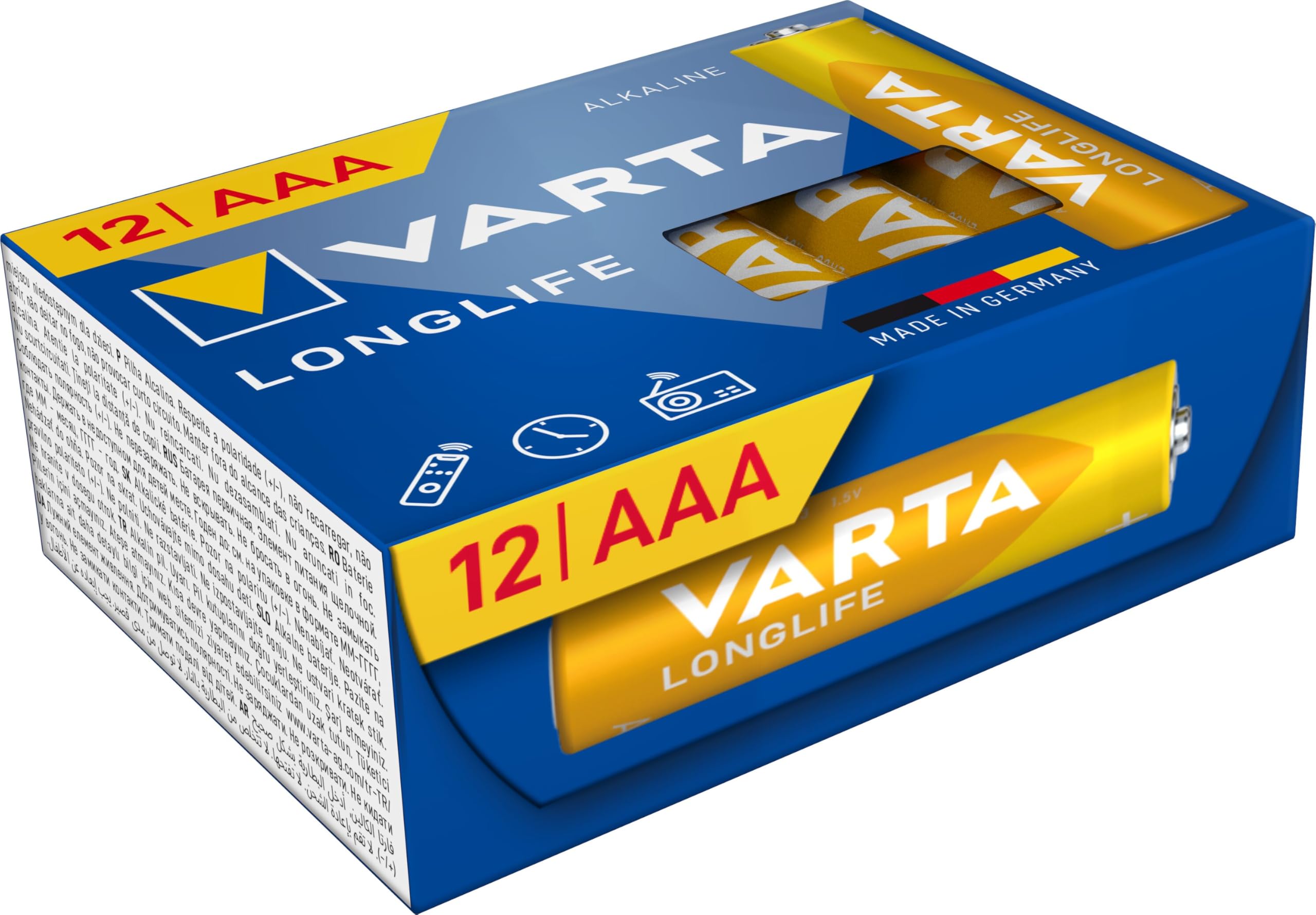 Varta Longlife Batterie LR03 Box