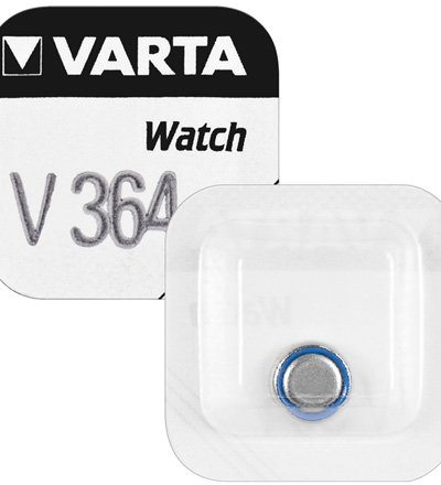 Varta Pile bouton oxyde d'argent 364