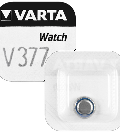 Varta Pile bouton oxyde d'argent 377