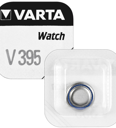Varta Pile bouton oxyde d'argent 395