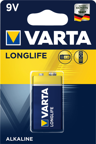 Varta Pile Alcaline Longlife 9V (6LR61)