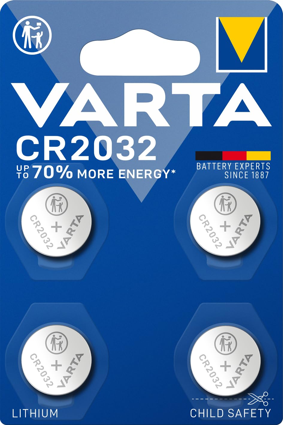 Varta Lithium Coin Knopfzelle CR2032