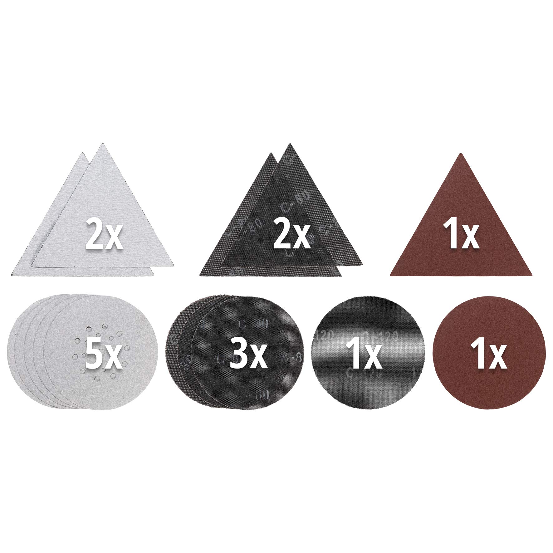 Einhell Gitter-Schleifblatt-Set pour Trockenbauschleifer