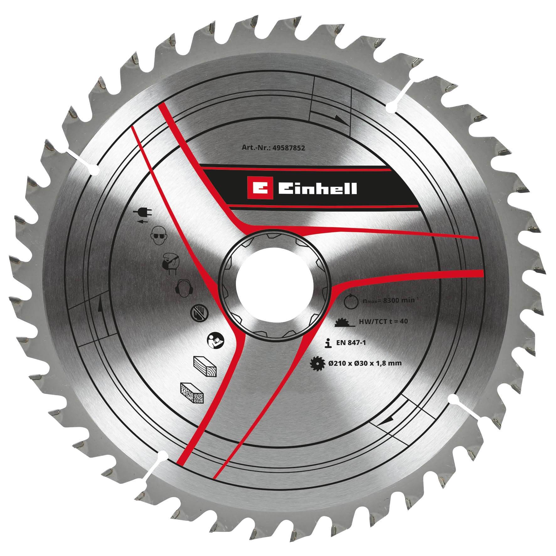 Einhell Dünnschnitt-Kreissägeblatt HM