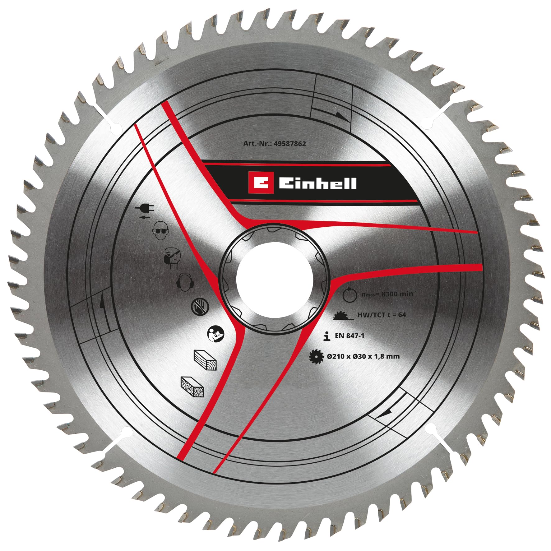 Einhell Dünnschnitt-Kreissägeblatt HM