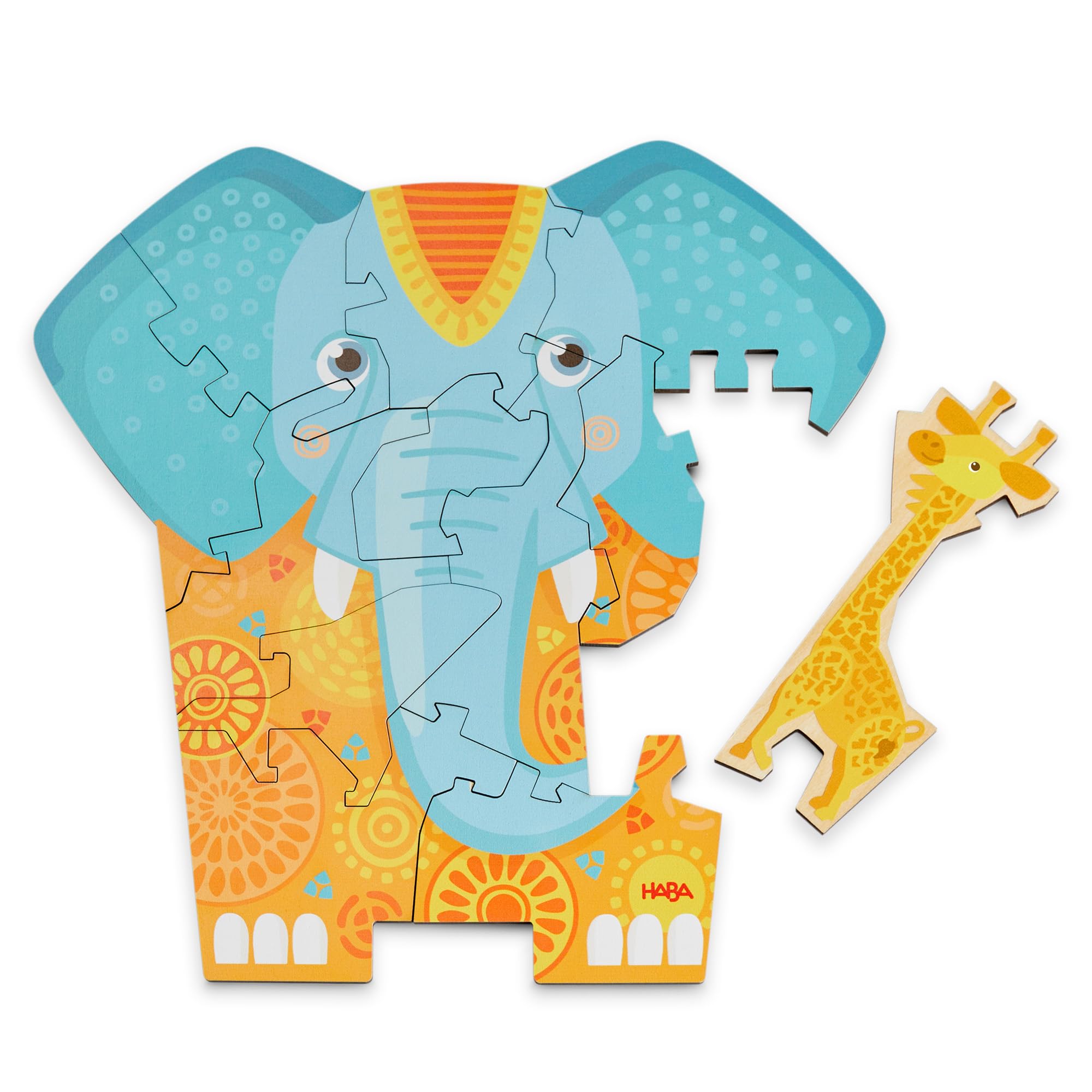 Haba Puzzle 2 in 1 Elefant